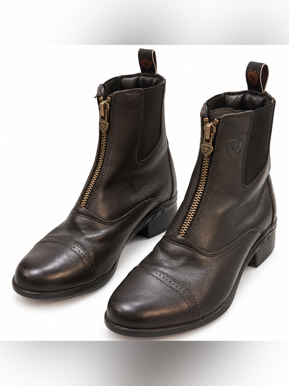 Ariat Heritage III Zip Paddock Boots in Chocolate Brown Size 7.5